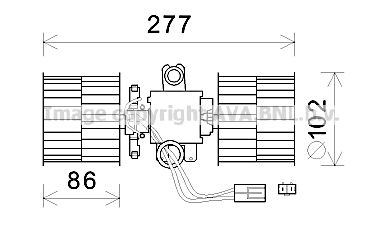 AVA QUALITY COOLING Elektrimootor,salongiventilaator SA8022